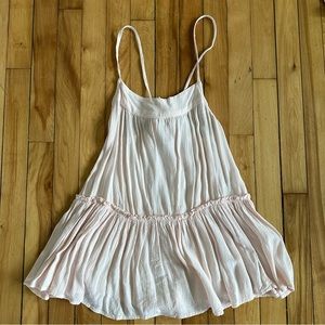 American Eagle Ballerina Pink Flowy Tank Top